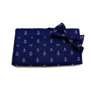 Navy Anchors Cummerbund and Tie